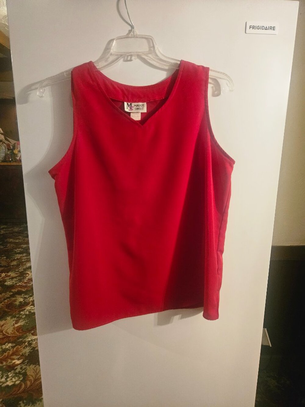 Maggie Sweet Large Red Tank Top